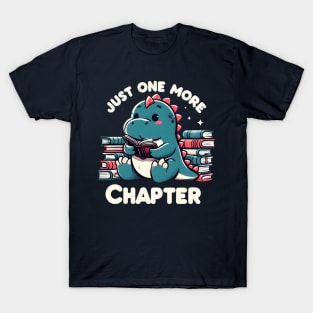 Cute dinosaur reading books T-Shirt